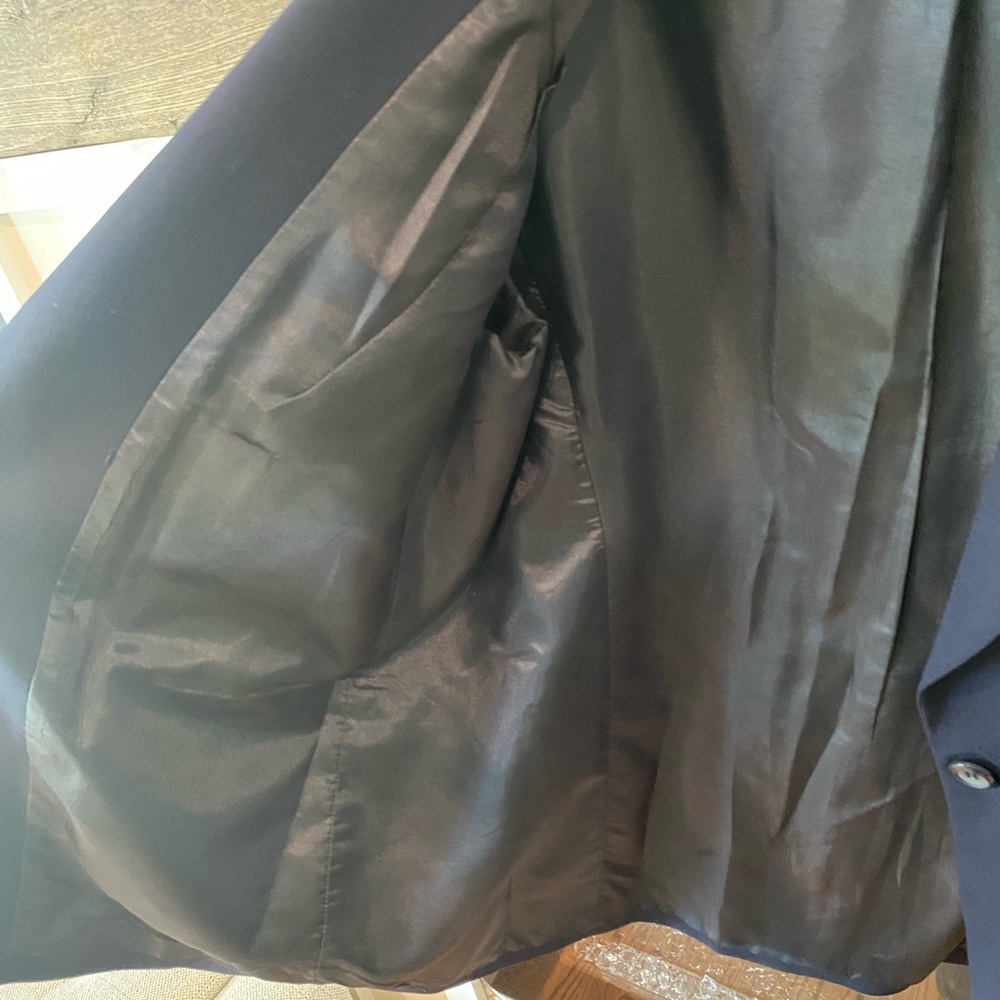 Navy Pendleton Suit Jacket Size 14 - image 4